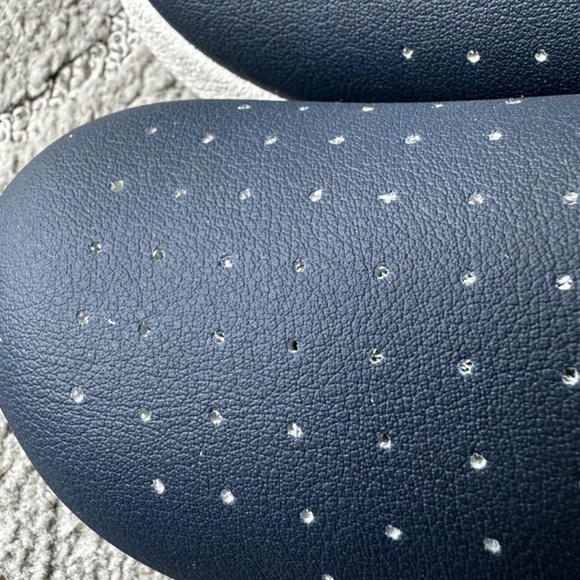 Beautiful Inblu anti shock made in Italy slip on Navy Blue clog Size 35 EU 5 USA - Picture 8 of 14